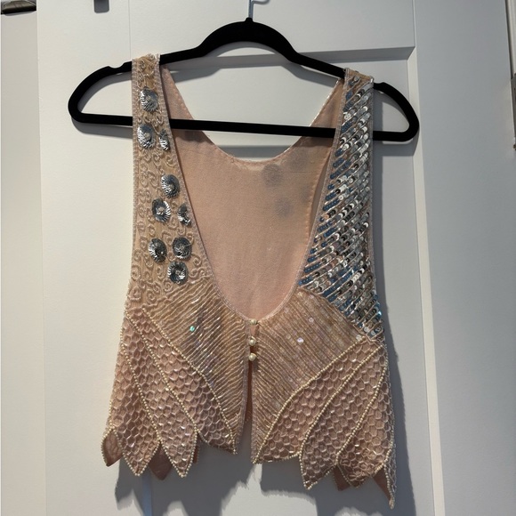 Kimchi Blue Tops - Kimchi Blue Beaded Embellished Tank Top